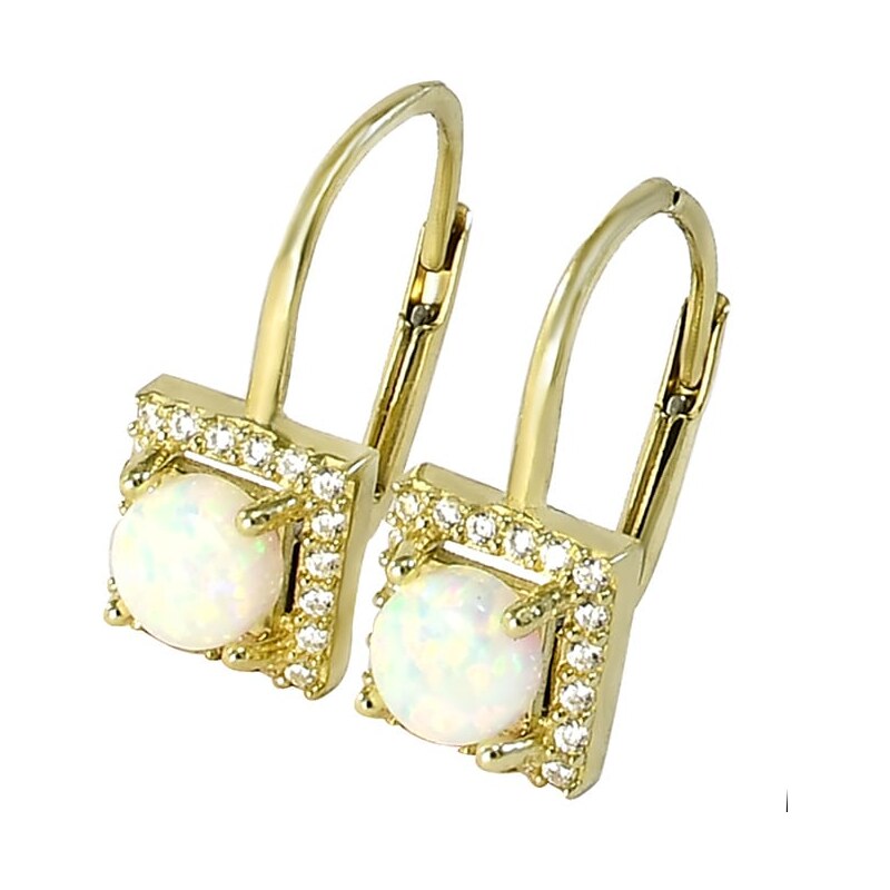 Zlaté náušnice Glare 306 63106779