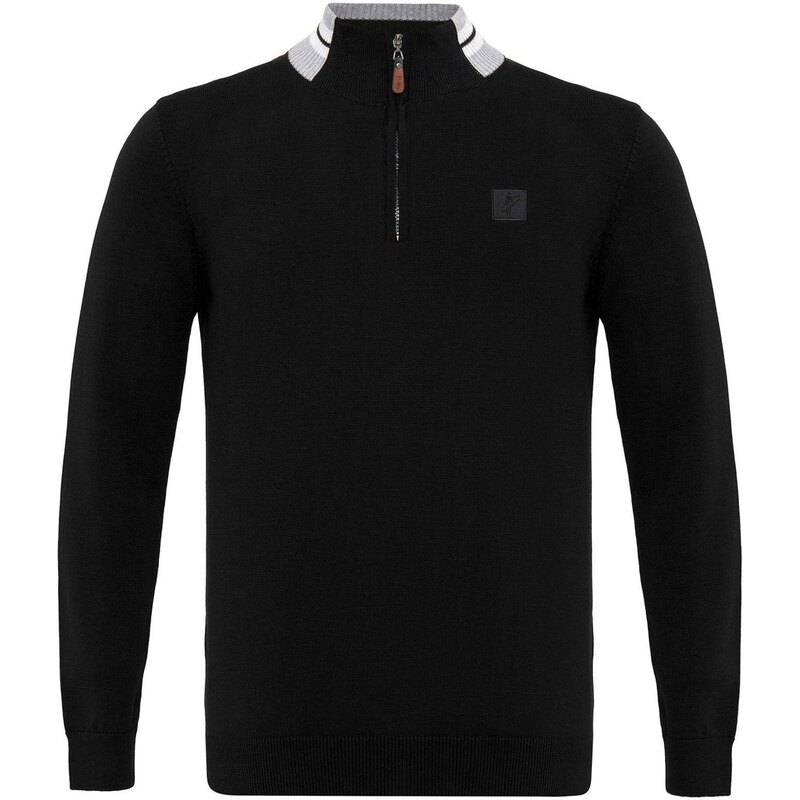 Jacey Quinn Sveter svetlosivá / čierna / biela 63107826