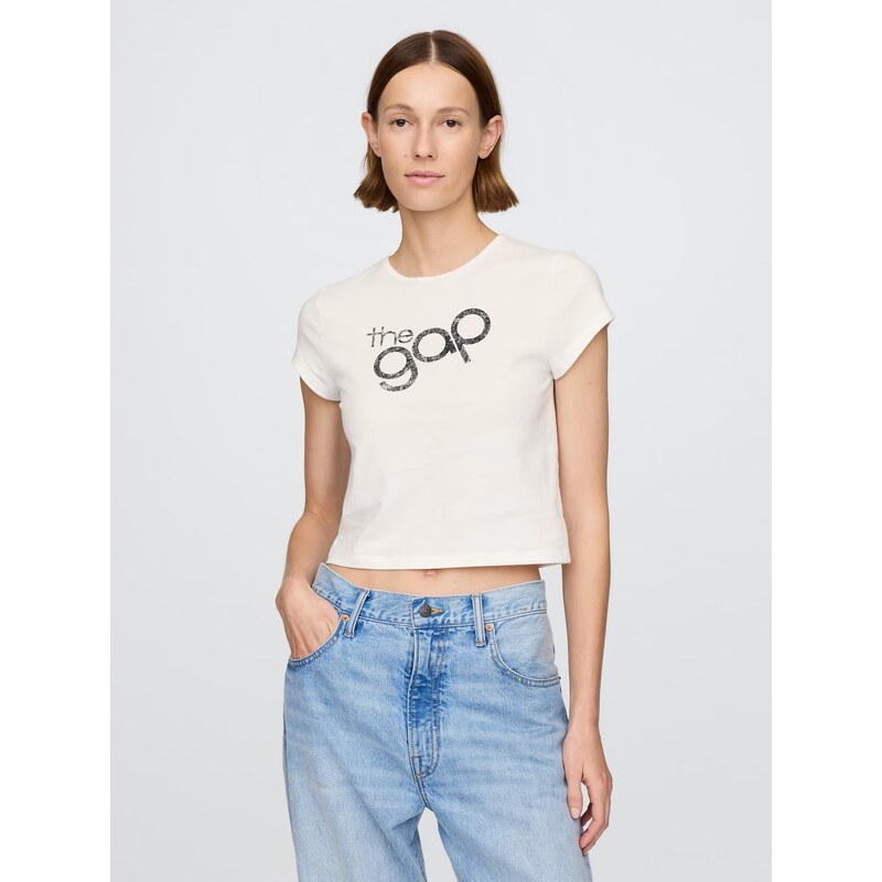 GAP Dámske Crop tričko s logom 749362-00 66265818