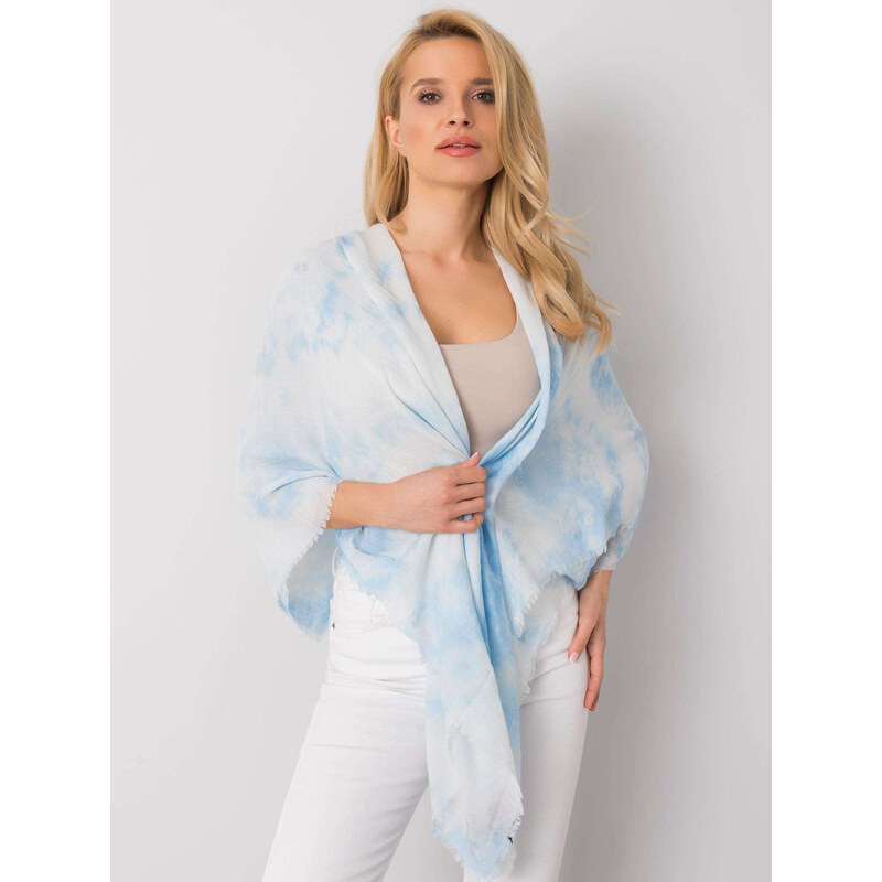 BASIC Modro-biela šatka s výšivkou AT-CH-ENEC-114-white-blue 24384646