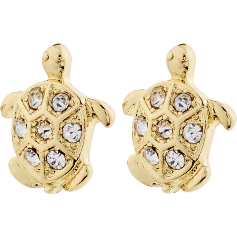 Pilgrim Náušnice Archer zlatá 63116056