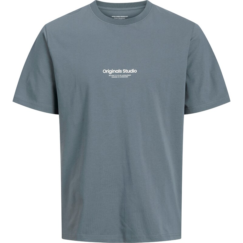 JACK & JONES Tričko JORVesterbro zafírová / biela 63116106