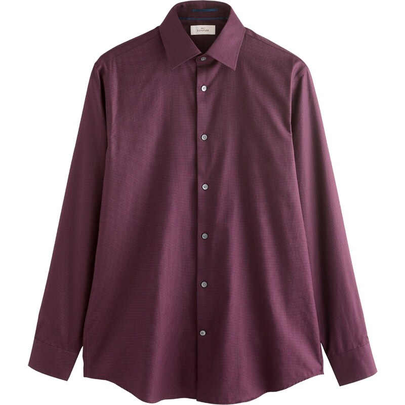 Next Košeľa bordová / čierna 63116246