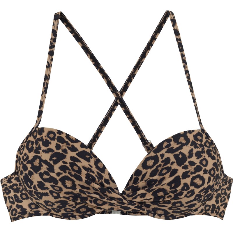 VIVANCE Bikinový top hnedá / čierna 63164625
