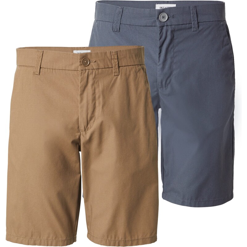 Only & Sons Nohavice ONSKAL opálová / hnedá 63116504