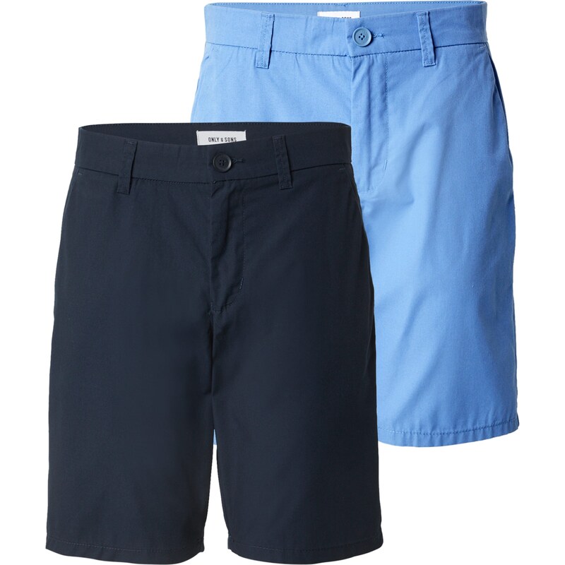 Only & Sons Nohavice ONSKAL námornícka modrá / svetlomodrá 63116510