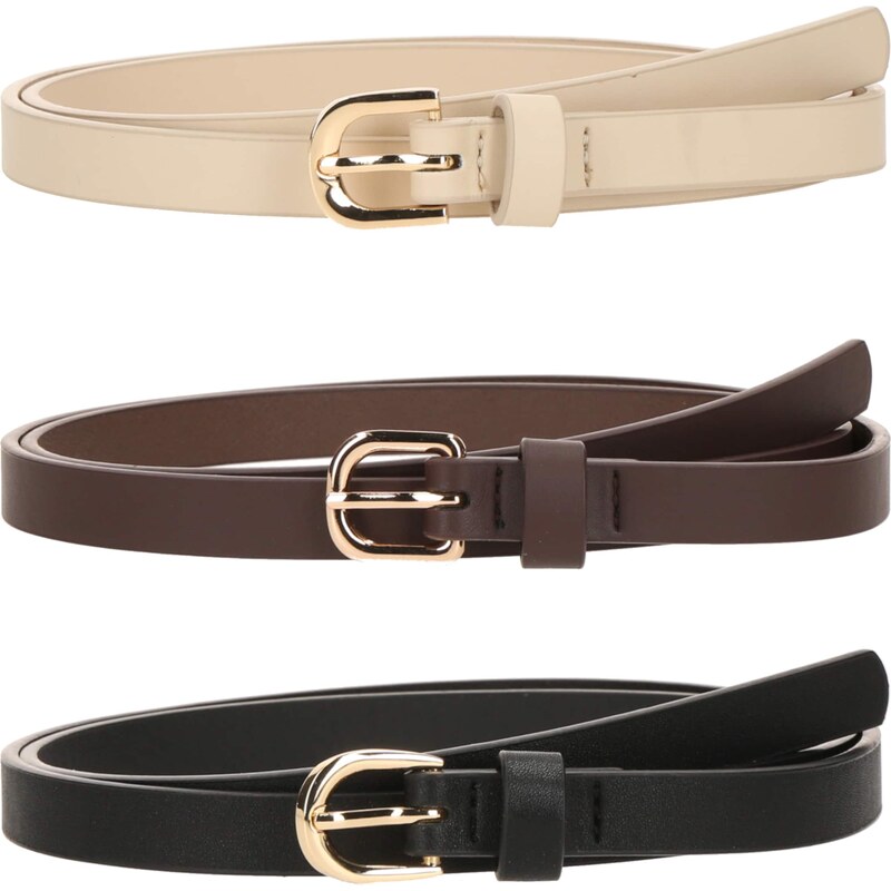 ABOUT YOU Opasky béžová / hnedá / čierna 63116695