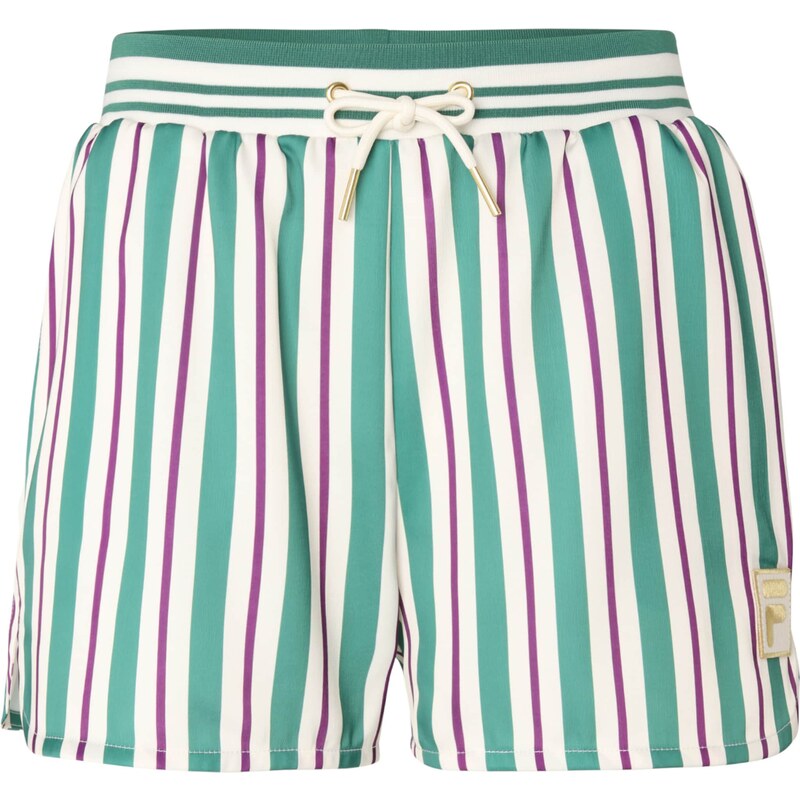 FILA Nohavice zelená / fialová / biela 63169926