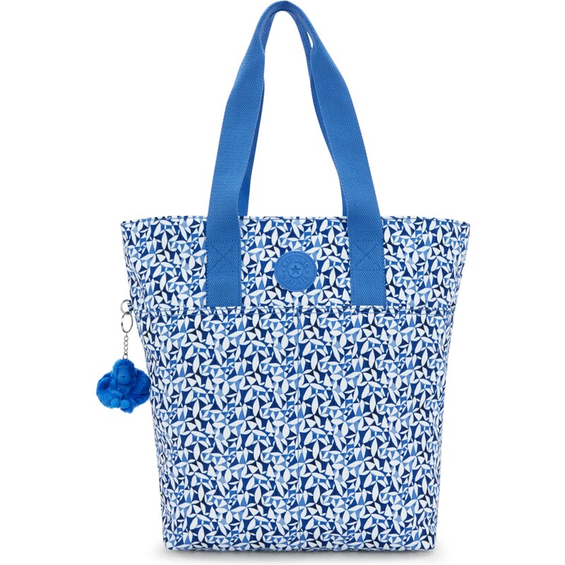 KIPLING Shopper Hanifa modrá / nebesky modrá / biela 63162808