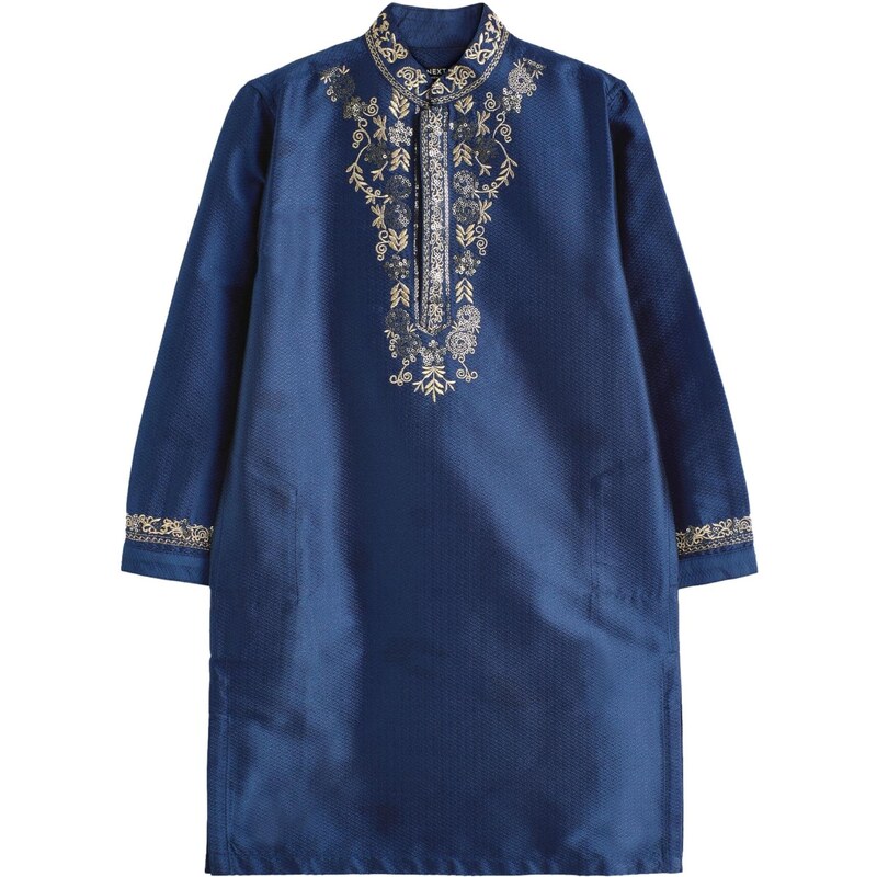 Next Košeľa béžová / námornícka modrá 63115808