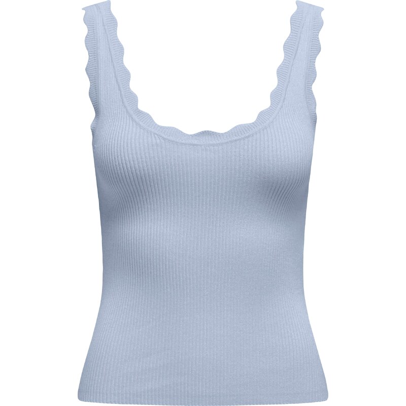 JDY Vyšívaný top JDYNANNA pastelovo modrá 63116119