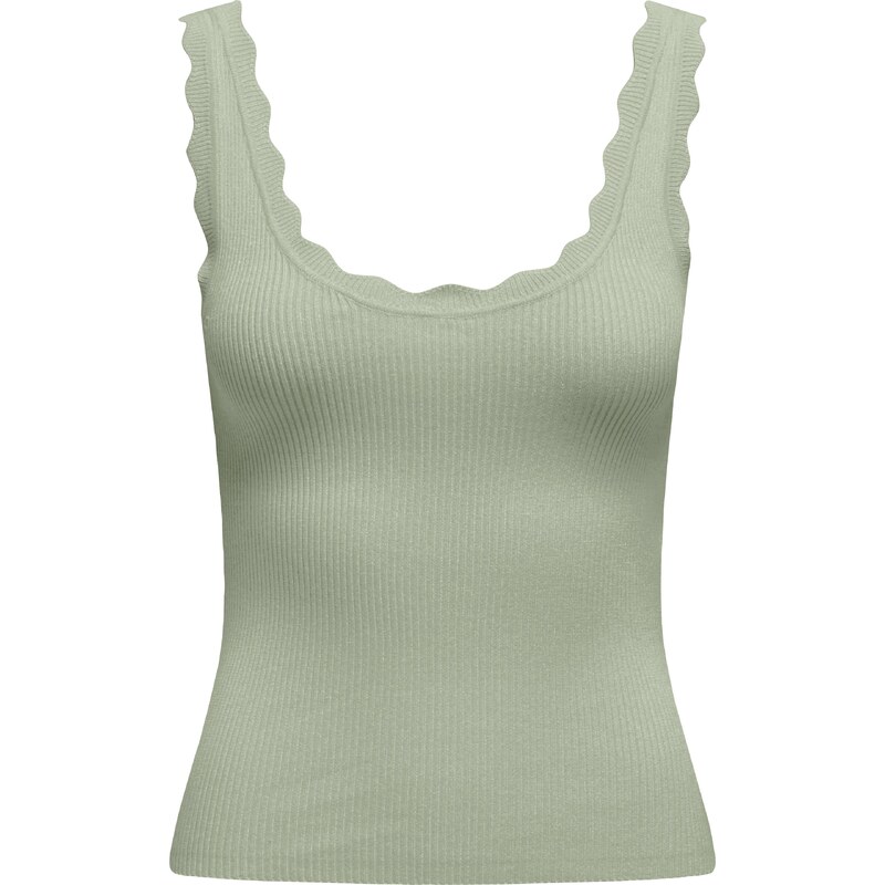 JDY Vyšívaný top JDYNanna pastelovo zelená 63116135