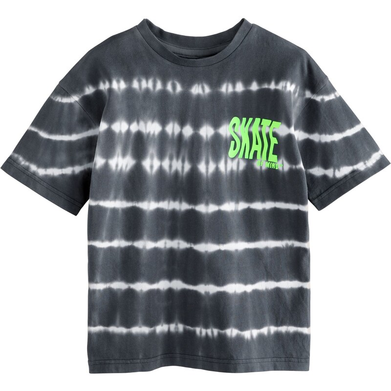 Next Tričko tmavosivá / zelená / biela 63116253