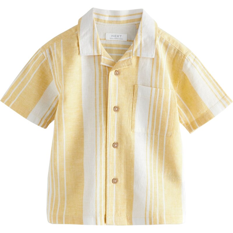 Next Tričko žltá / biela 63116275