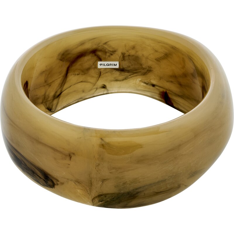 Pilgrim Náramok Aase piesková / tmavohnedá 63116090