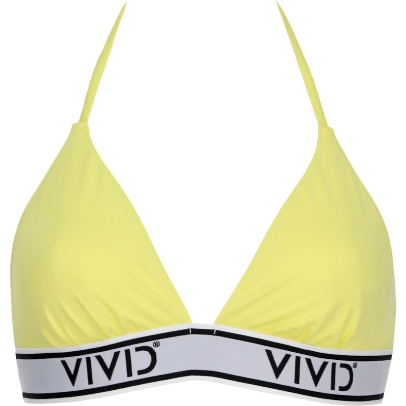 VIVID Bikinový top Mix&Match citrónová / čierna / biela 63161226