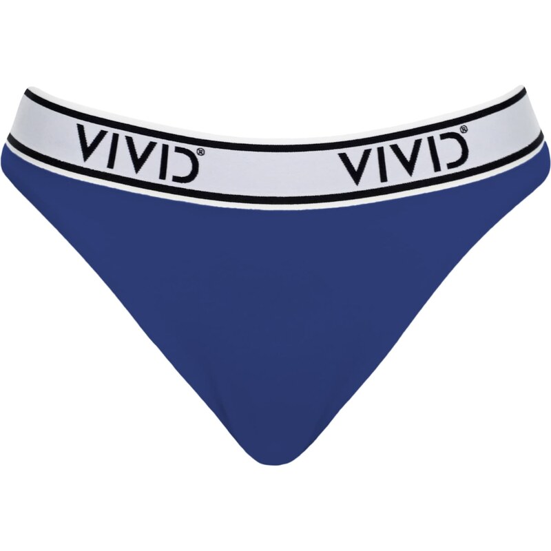 VIVID Bikinové nohavičky Mix&Match tmavomodrá / svetlosivá / čierna 63161229