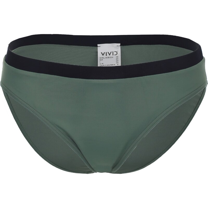 VIVID Bikinové nohavičky Mix&Match tmavozelená / čierna 63161242