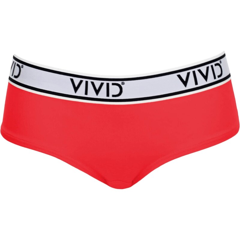 VIVID Bikinové nohavičky purpurová / čierna / biela / šedobiela 63161245