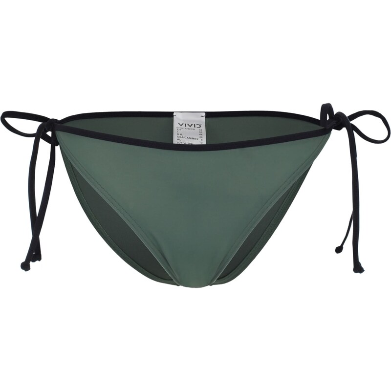 VIVID Bikinové nohavičky tmavozelená / čierna 63161246