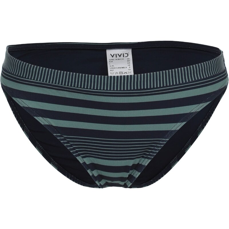 VIVID Bikinové nohavičky Mix&Match tmavomodrá / tmavozelená 63161250