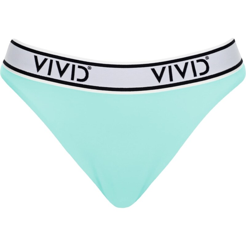 VIVID Bikinové nohavičky Mix&Match neónovo modrá / čierna / biela 63161266