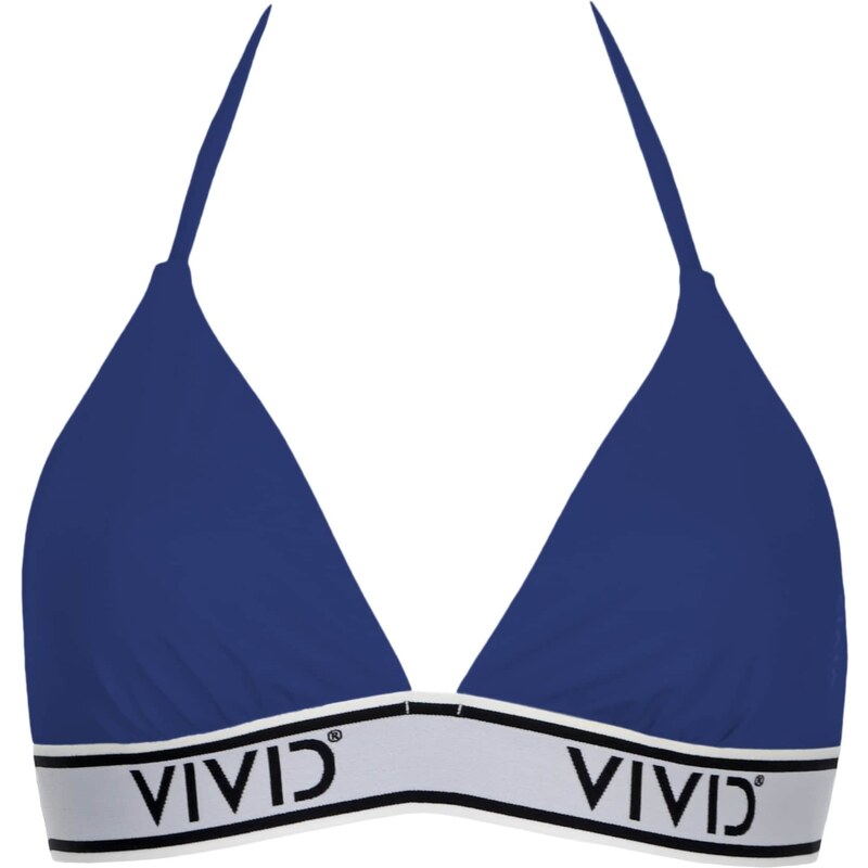 VIVID Bikinový top Mix&Match modrá / čierna / biela 63161263