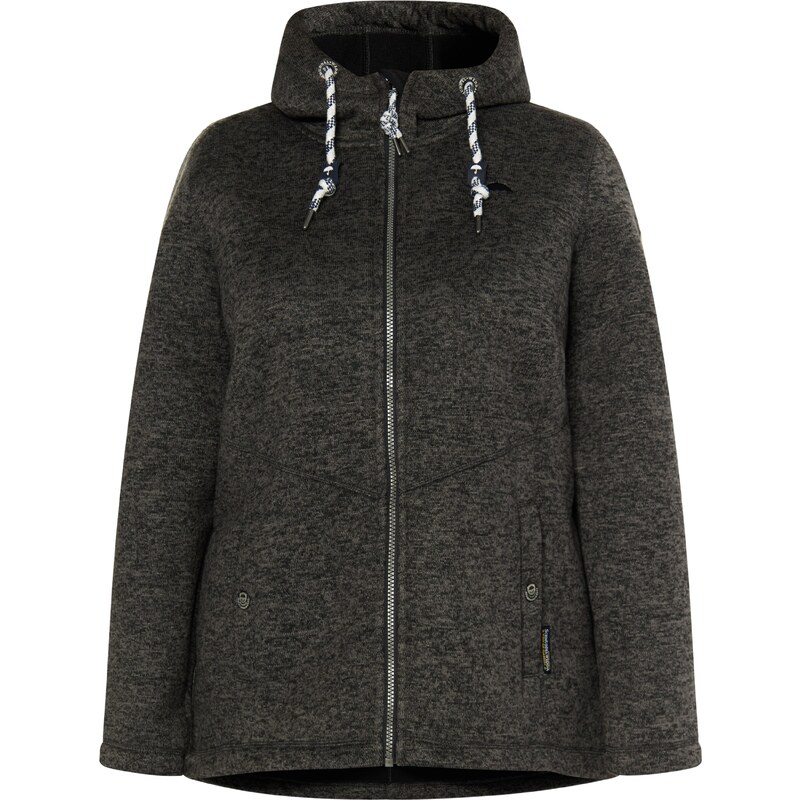Schmuddelwedda Flisová bunda tmavosivá 63115468