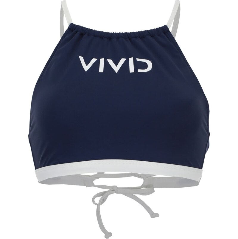 VIVID Bikinový top námornícka modrá / biela 63161280