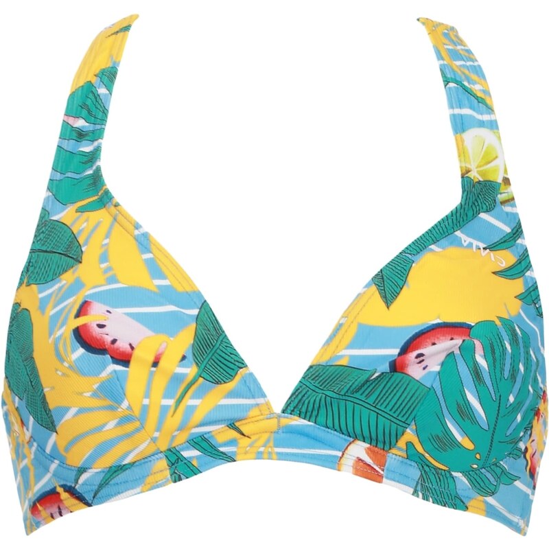 VIVID Bikinový top svetlomodrá / žltá / červená 63161329
