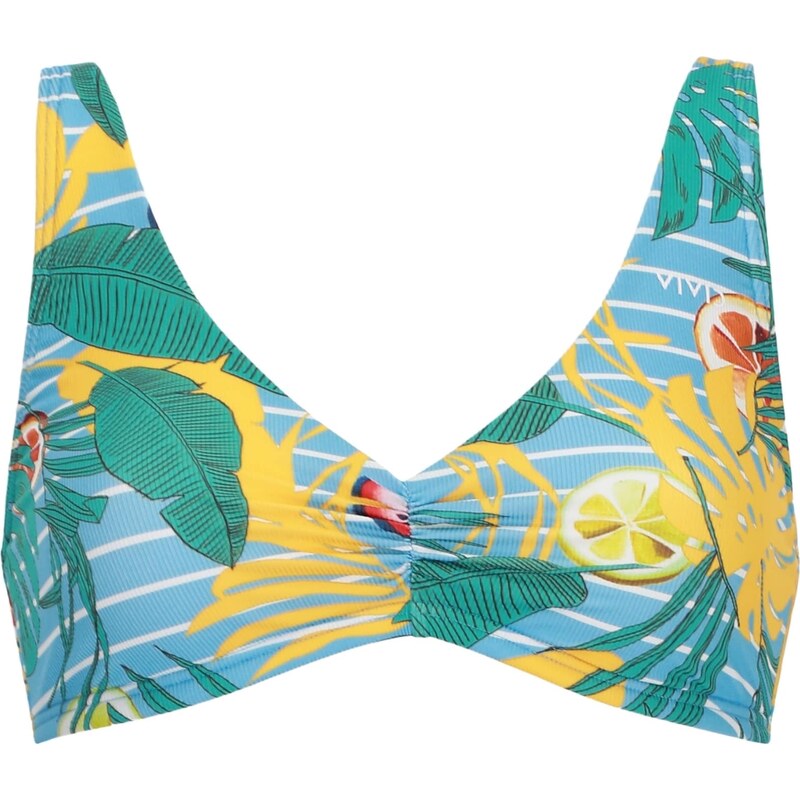 VIVID Bikinový top tyrkysová / svetlomodrá / žltá 63161339