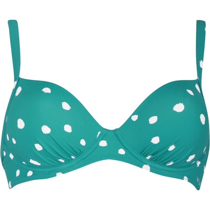 VIVID Bikinový top tyrkysová / prírodná biela 63161352