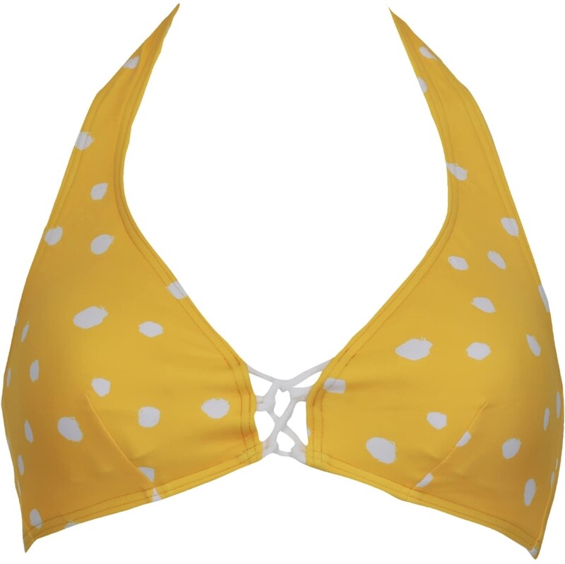 VIVID Bikinový top žltá / šedobiela 63161355