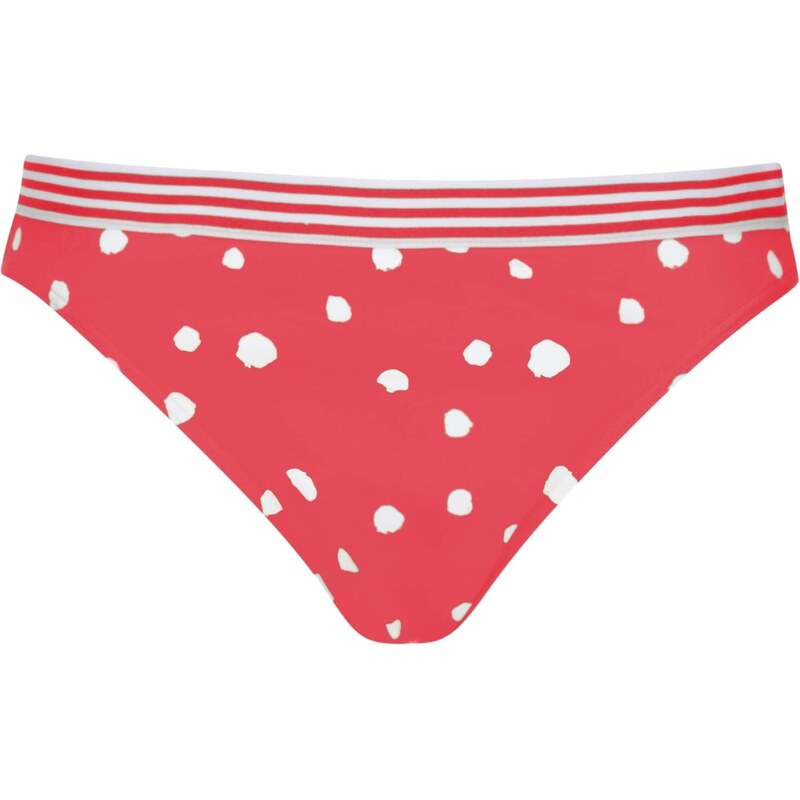 VIVID Bikinové nohavičky červená / šedobiela 63161356