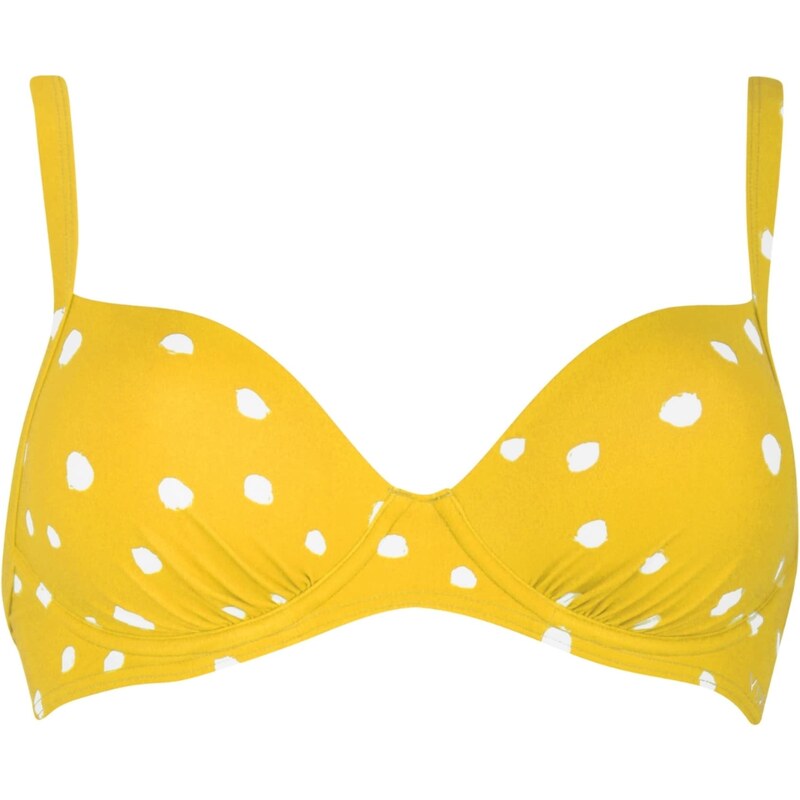 VIVID Bikinový top žltá / šedobiela 63161350