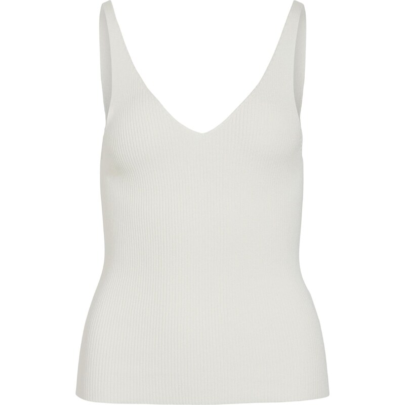 VILA Vyšívaný top biela 63116290