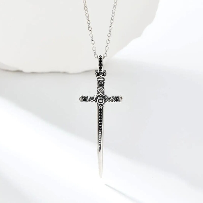 Olivie Stříbrný náhrdelník KŘÍŽ 9487 63265235