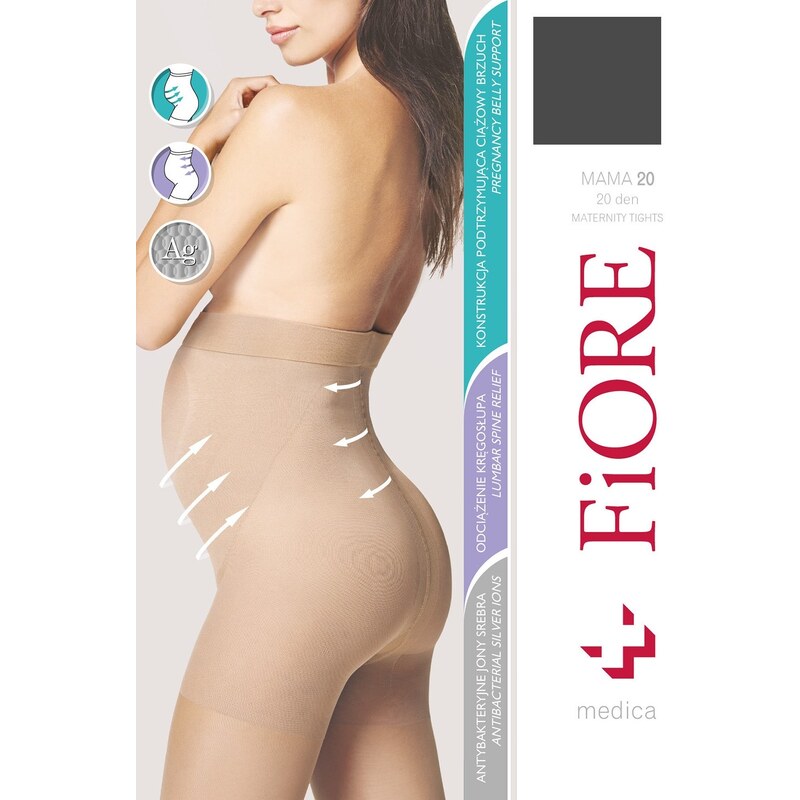 E-shop Fiore materské pančuchové nohavice Mama 20 DEN