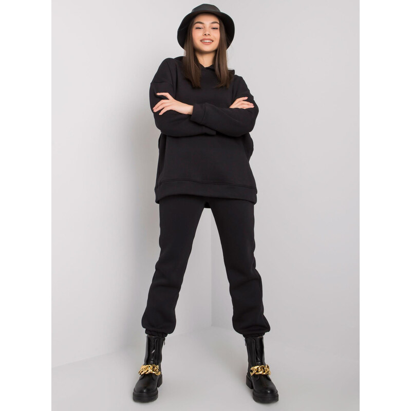 BASIC FEEL GOOD Černý teplákový komplet RV-KMPL-6991.95P-black 27702484