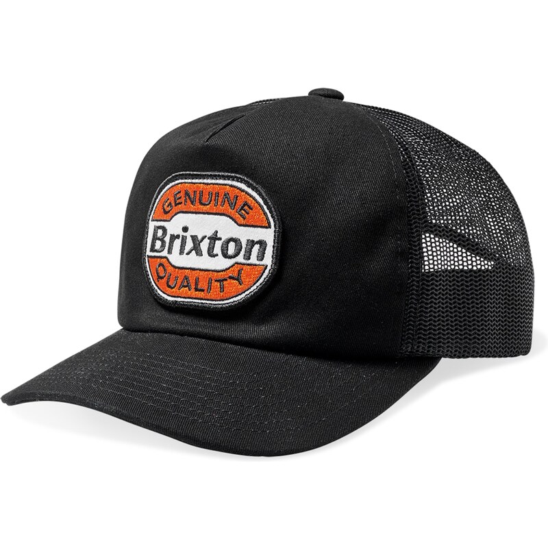 Brixton Čiapka KEATON oranžová / čierna / biela 63125587