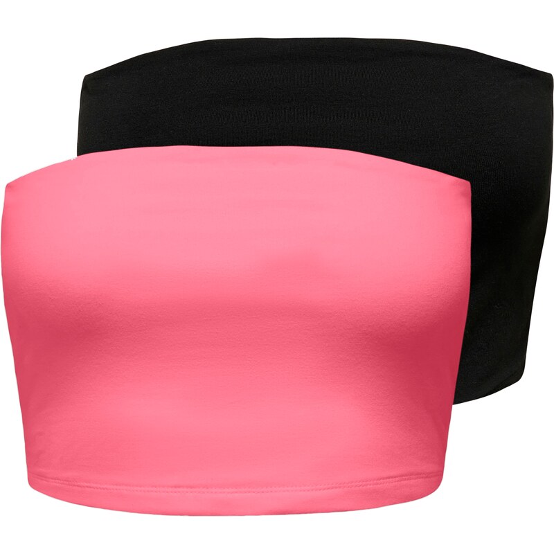 ONLY Top ONLLIVE LOVE svetloružová / čierna 63159321