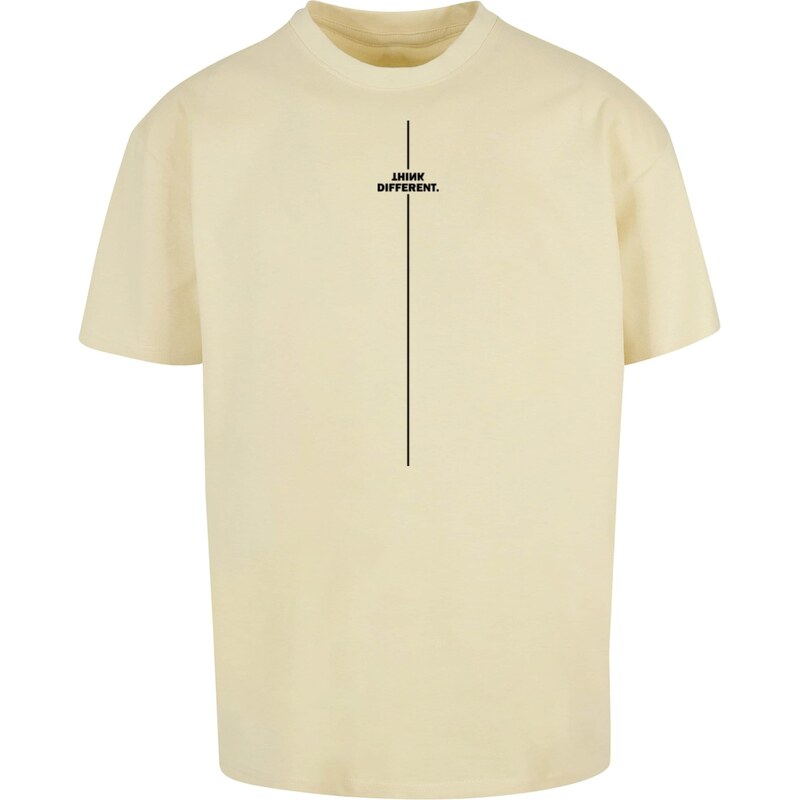 Merchcode Tričko Think Different svetložltá / čierna 63144772