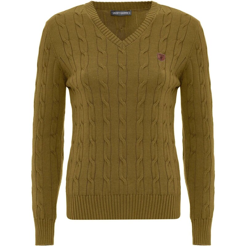 Jacey Quinn Sveter olivová 63153969