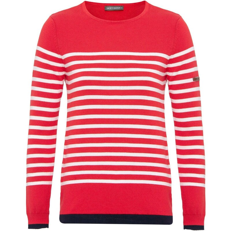 Jacey Quinn Sveter námornícka modrá / červená / biela 63158314