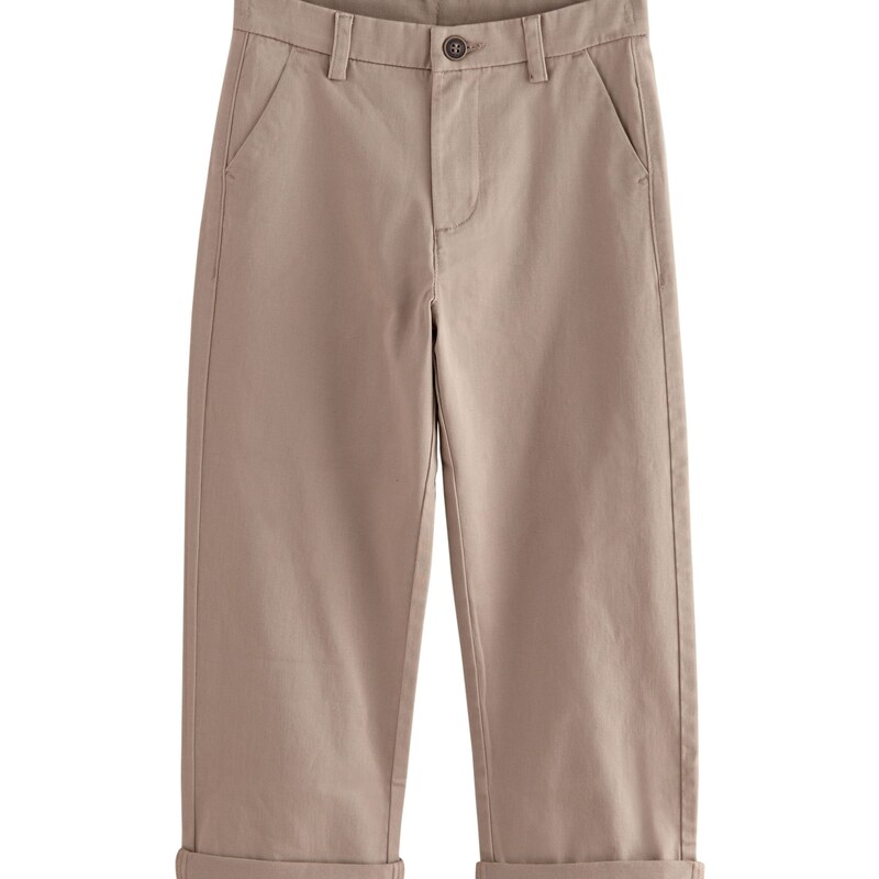 Next Nohavice tmavobéžová 63125776