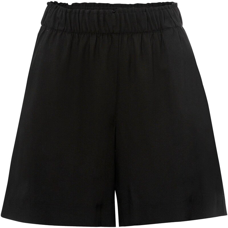 bonprix Šortky z viskózy, farba čierna 44792120