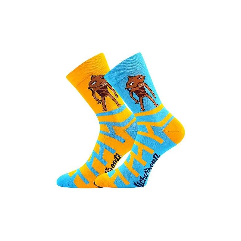 Boma LI00 pánske farebné ponožky k filmu Lichožrouti - vzor REZEK 42 63131994