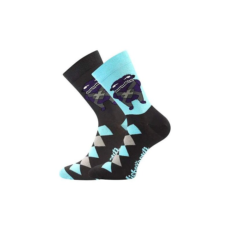 Boma LI00 pánske farebné ponožky k filmu Lichožrouti - vzor PADRE 42 63131995