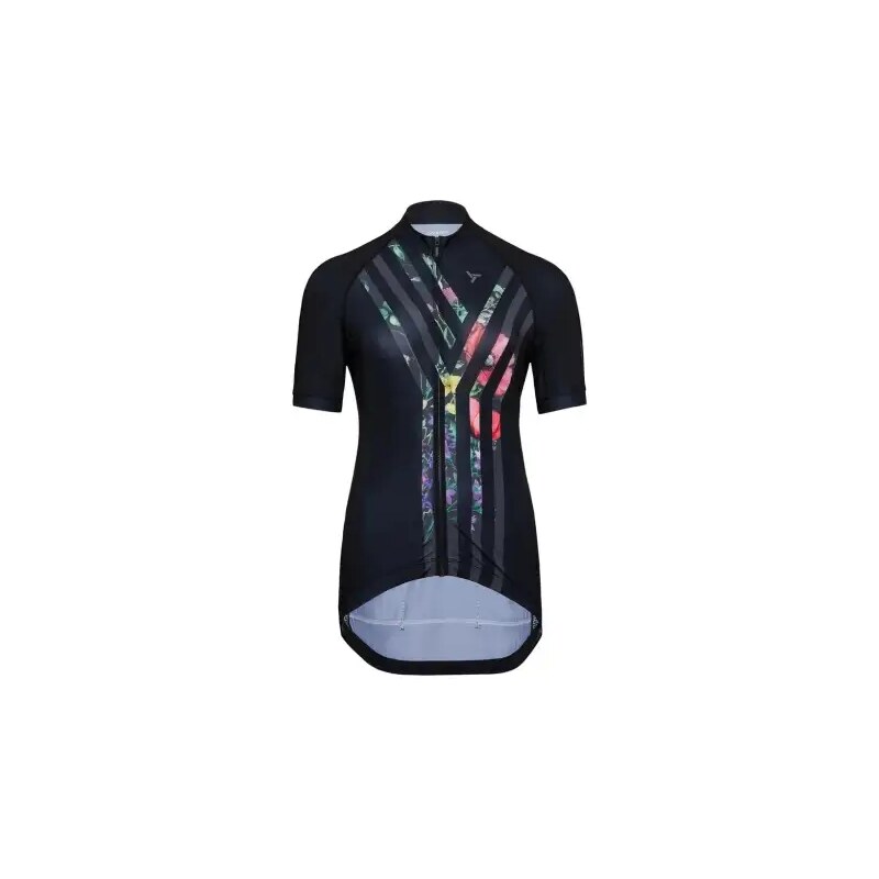 Silvini Calnia dámsky dres krátky rukáv Black/Charcoal vel. XS 63132843