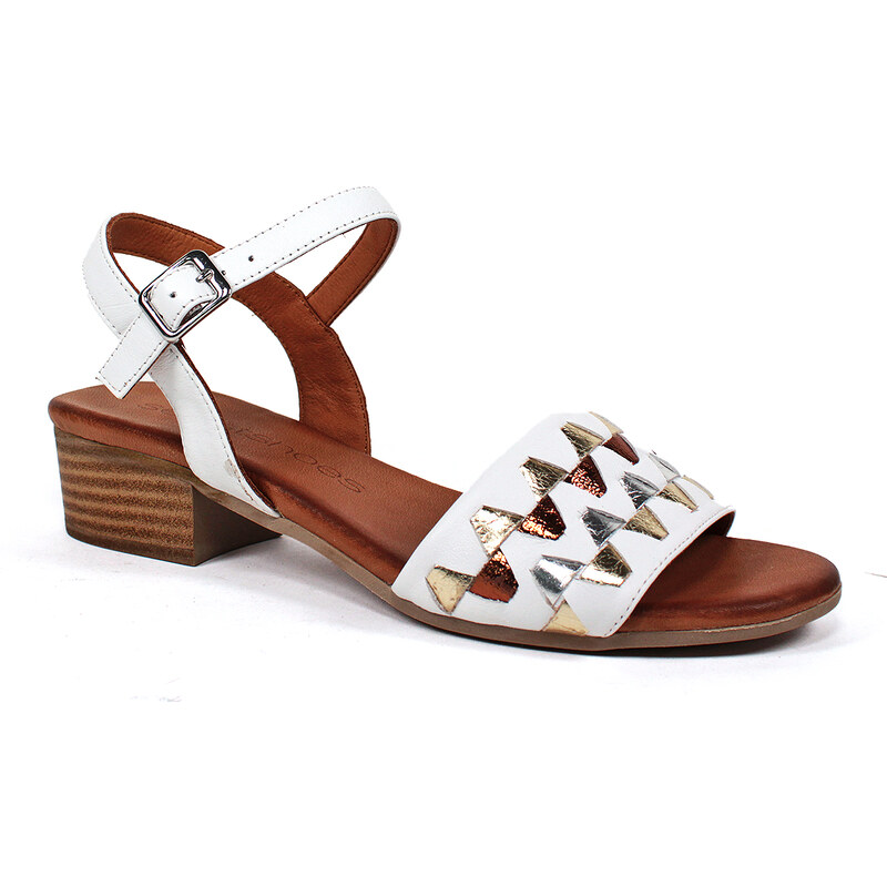 Secretshoes Elegantné kožené sandále 63132762